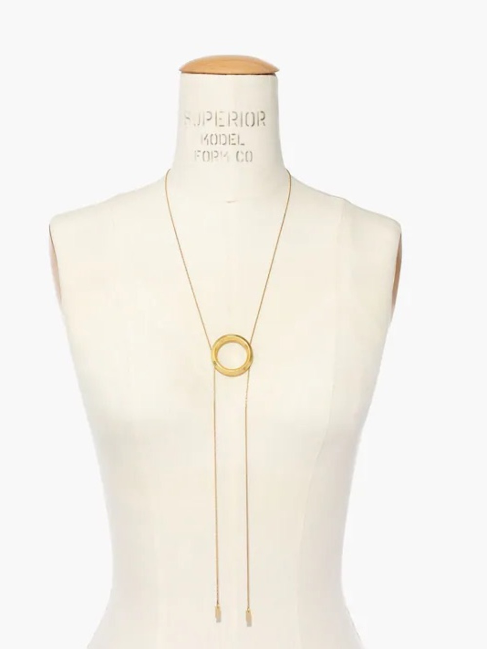 Madewell Sliding Ring Bolo Necklace